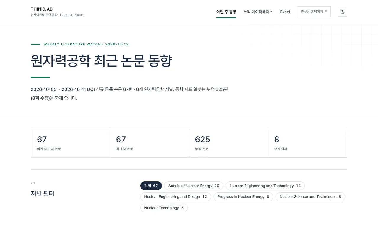 Paper Collection 실제 화면